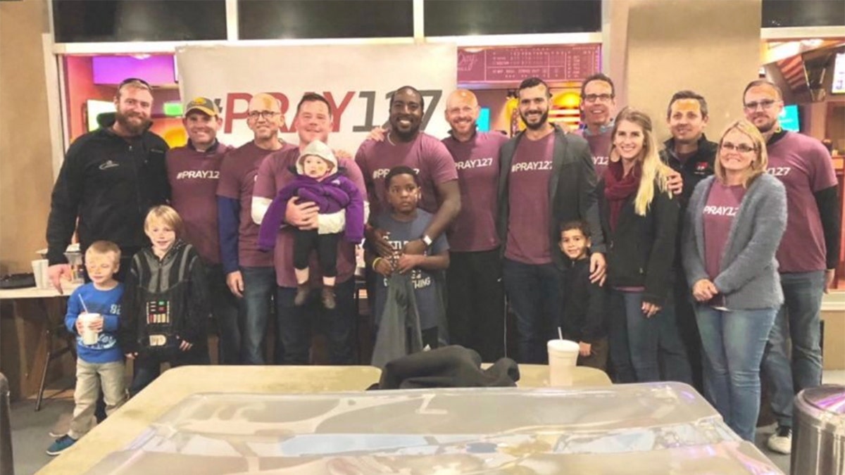 A faith-based Florida group of men is helping out foster families in a special way.