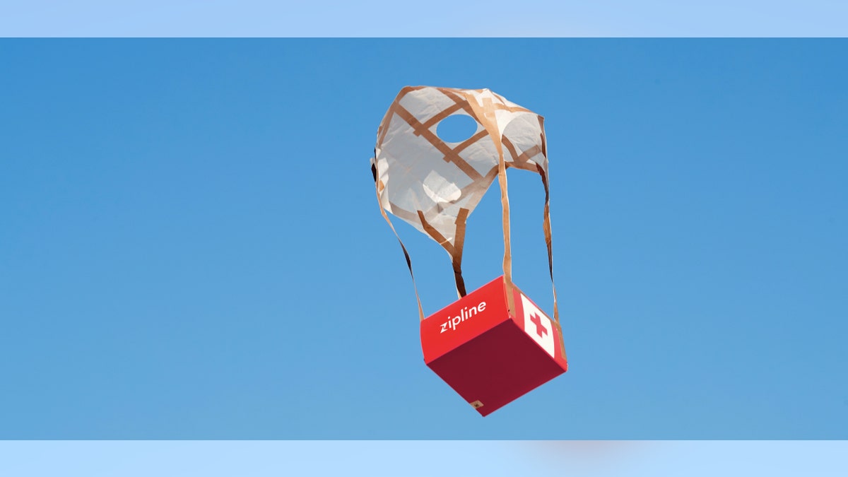 Zipline delivers medical supplies in remote places using unmanned drones.