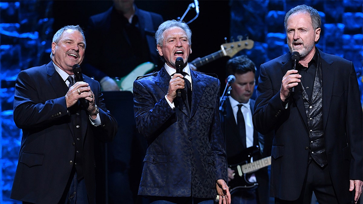 Recording Artists Larry, Steve and Rudy Gatlin of Gatlin Brothers performs on stage during 35 Years of Friends: Celebrating The Music Of Michael W. Smith at Bridgestone Arena on April 30, 2019, in Nashville, Tenn. (Photo by Jason Davis/Getty Images)