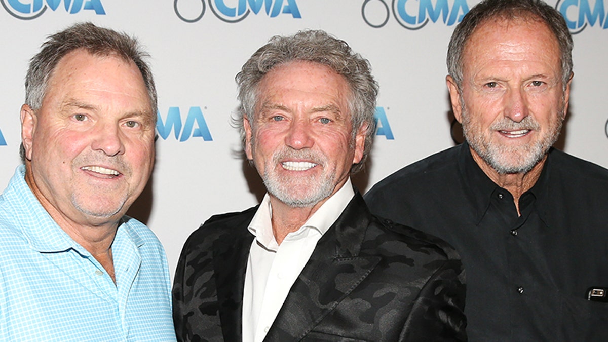 Steve Gatlin, left, Larry Gatlin and Rudy Gatlin of 'The Gatlin Brothers Band' attend the CMA's 60th Anniversary Celebration at Wildhorse Saloon on September 26, 2018, in Nashville, Tenn. (Photo by Terry Wyatt/Getty Images)