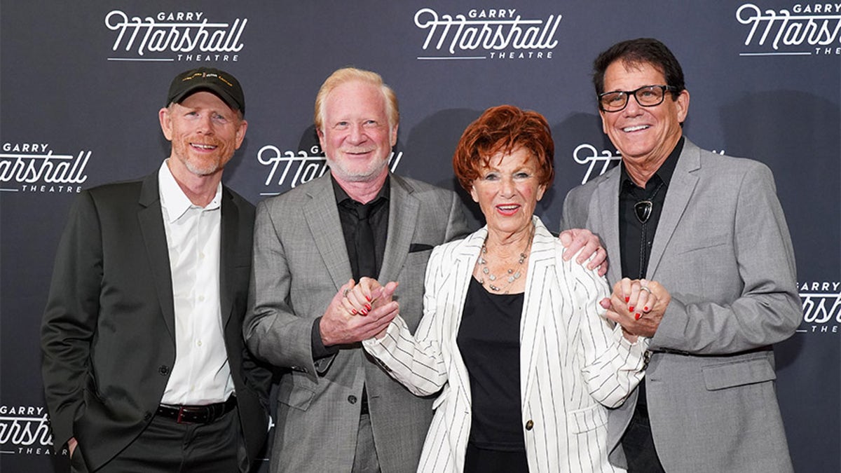 Ron Howard, Don Most, Marion Ross and Anson Williams attend Garry Marshall Theatre's 3rd Annual Founder's Gala Honoring Original 'Happy Days' cast. 