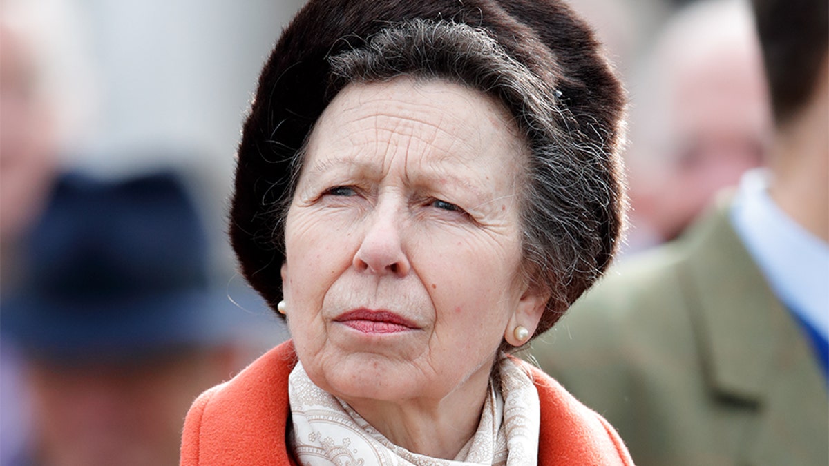Princess Anne attends day 1 'Champion Day' of the Cheltenham Festival 2020 at Cheltenham Racecourse on March 10, 2020, in Cheltenham, England.