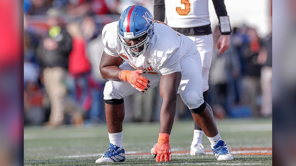 The Bengals selected Hakeem Adeniji. (Photo by Don Juan Moore/Getty Images)