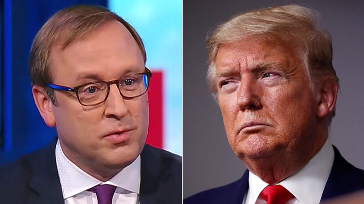 Jon Karl, an ABC News White House correspondent, said President Trump’s attacks on the news media are “part of a show,” a day after Trump called him a “third-rate reporter.”