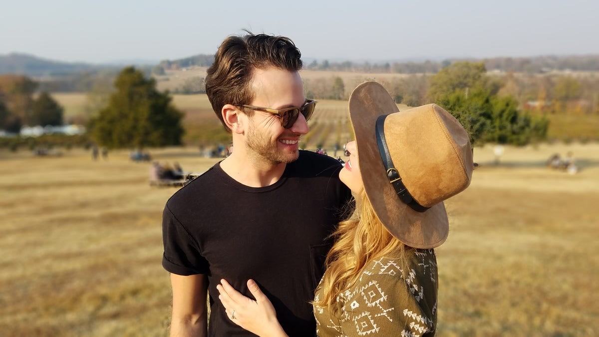 Jordan Pruitt and her husband Brian Fuente