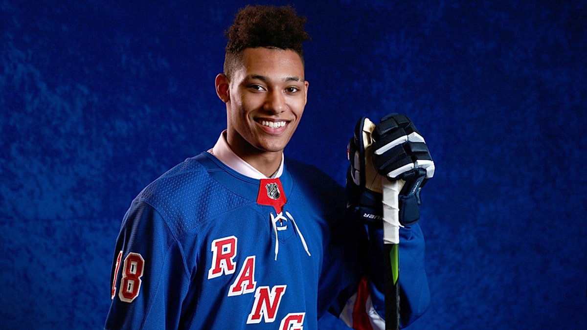 NHL, New York Rangers condemn vile individual after top prospect was subject to racial slur during live QandA Fox News