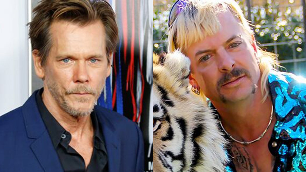 Kevin Bacon said he would be willing to play Joe Exotic in a 'Tiger King' movie.