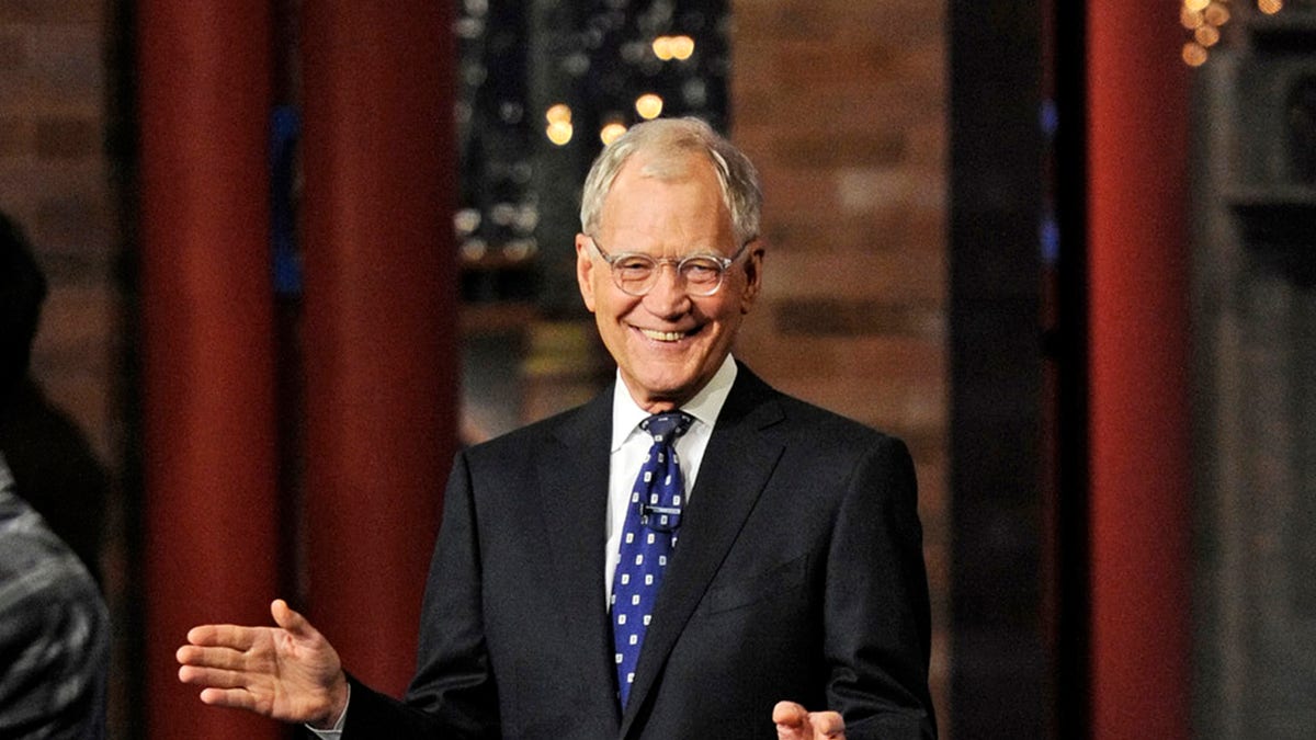 David Letterman. (Jeffrey R. Staab/CBS via AP)