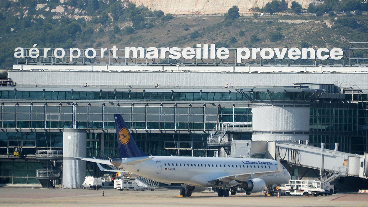 This photo taken on June 30, 2015 shows the Marseille-Provence airport in Marignane.