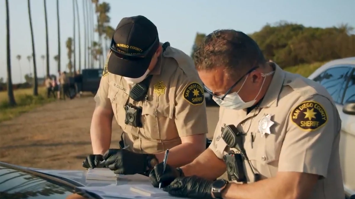 Authorities in California are giving out citations to people violating the state's stay-at-home order, which carry fines up to $1,000 or six months in jail or both.