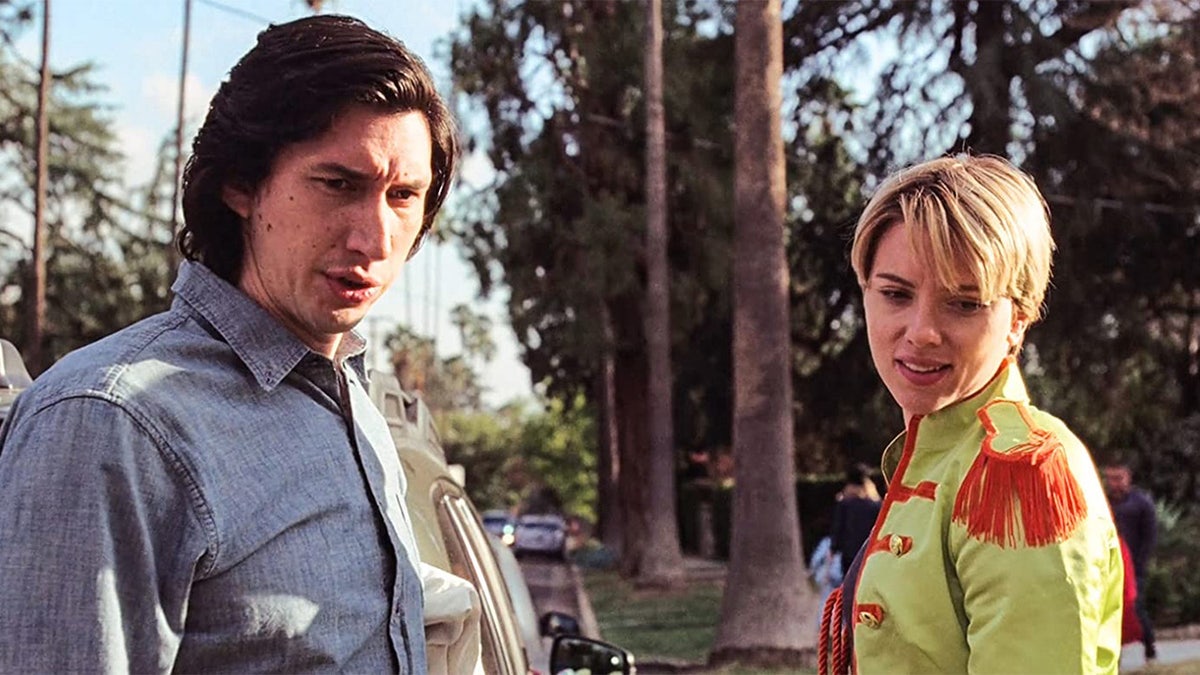 Scarlett Johansson, right and Adam Driver in 'Marriage Story.'