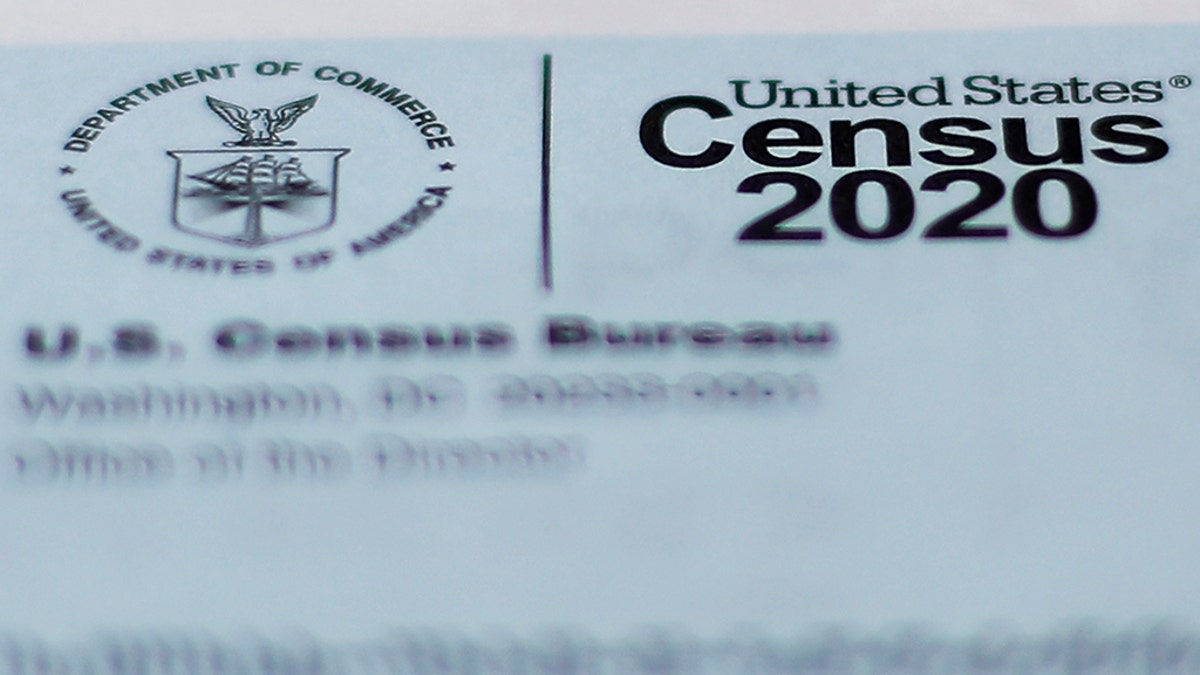 This April 5, 2020, photo shows a 2020 census letter mailed to a U.S. resident in Detroit. The U.S. Census Bureau needs more time to wrap up the once-a-decade count because of the coronavirus, opening the possibility of delays in drawing new legislative districts that could help determine what political party is in power, what laws pass or fail and whether communities of color get a voice in their states. (AP Photo/Paul Sancya)