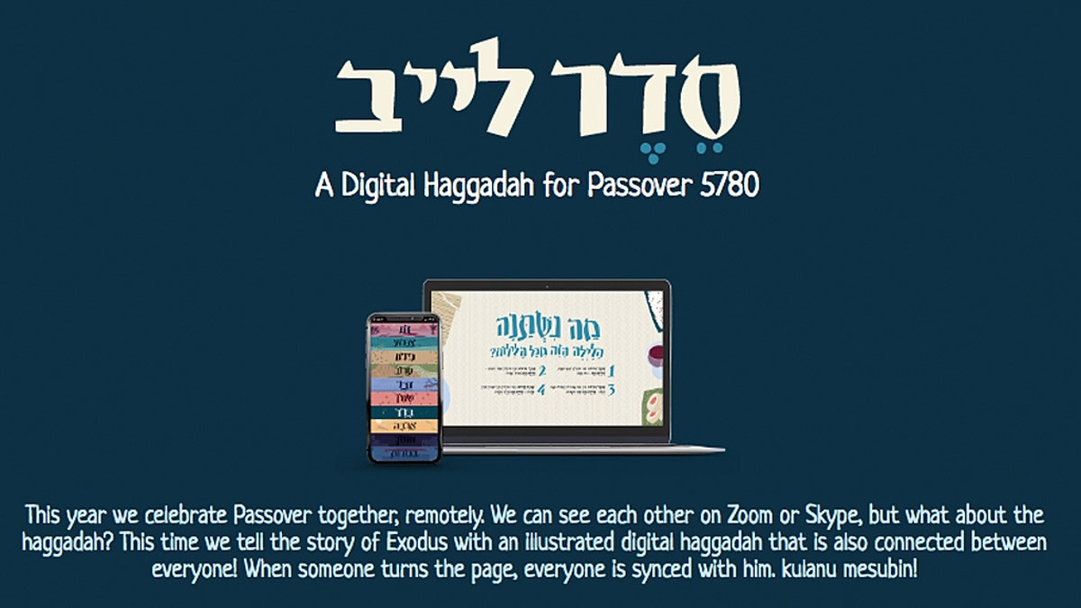 Seder.Live offers an interactive digital Haggadah, or Passover prayer book, for families and friends to follow along together online.
