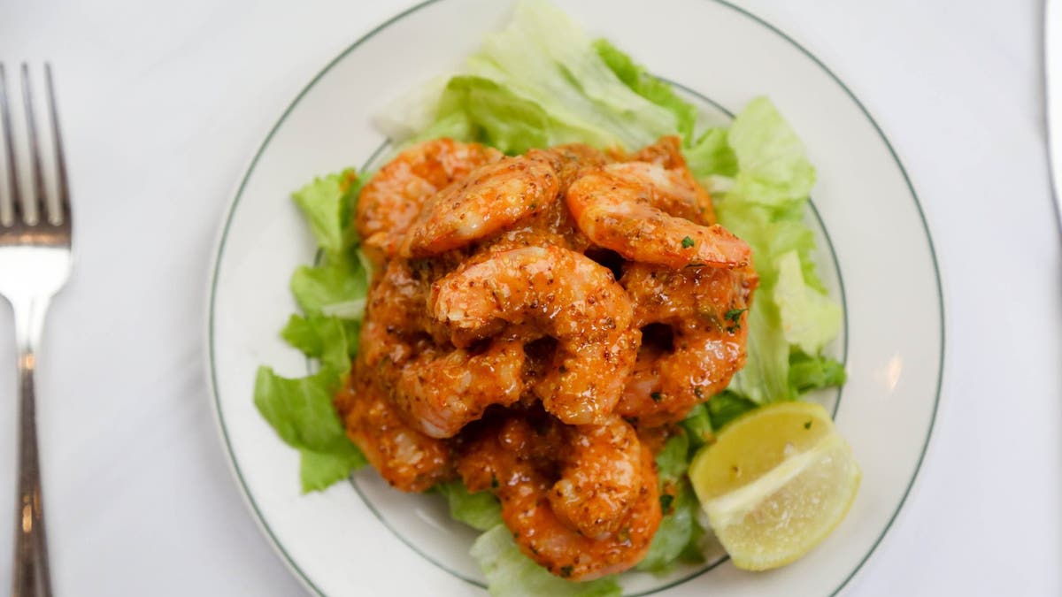 Galatoire's shrimp remoulade, served in the restaurant.