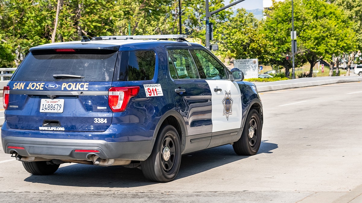 A San Jose Police Department patrol car.