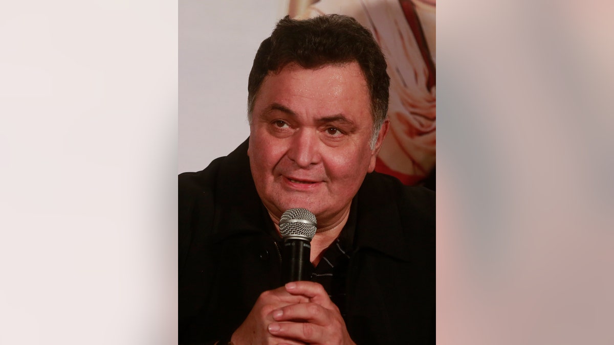 Rishi Kapoor speaks during the trailer launch of his upcoming movie 'All is Well' in Mumbai, India. 
