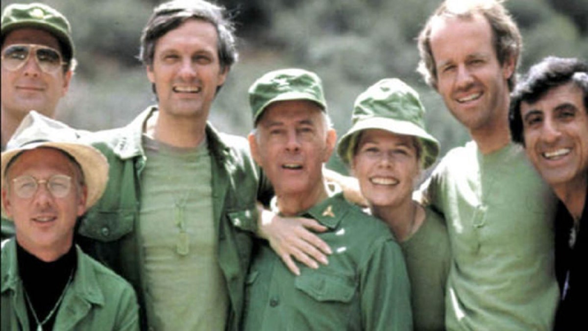 The cast of 'M*A*S*H' is shown.