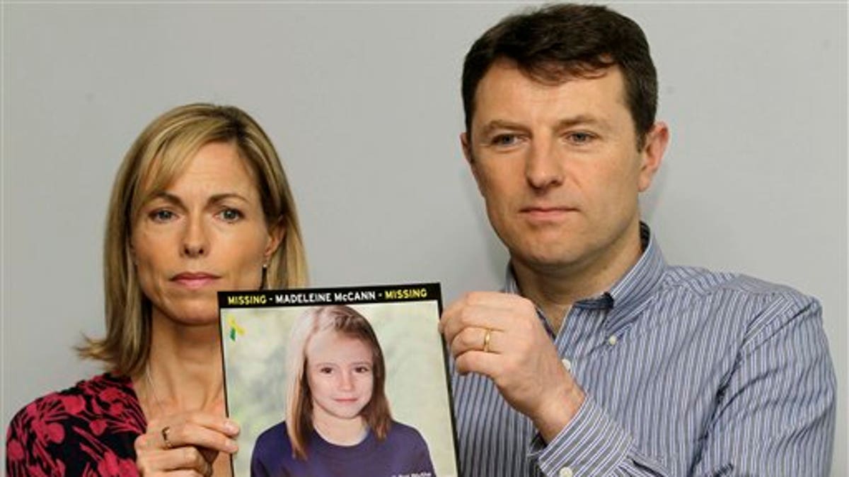 Kate McCann and Gerry McCann, the parents of missing girl Madeleine McCann