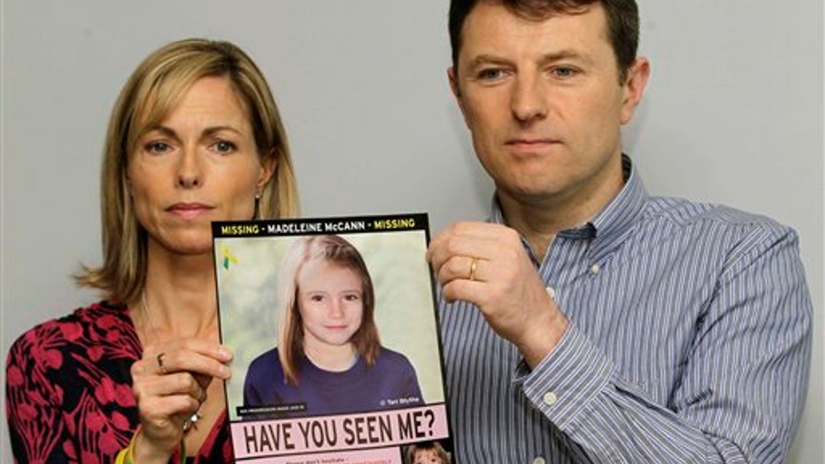 Kate McCann and Gerry McCann, the parents of missing girl Madeleine McCann