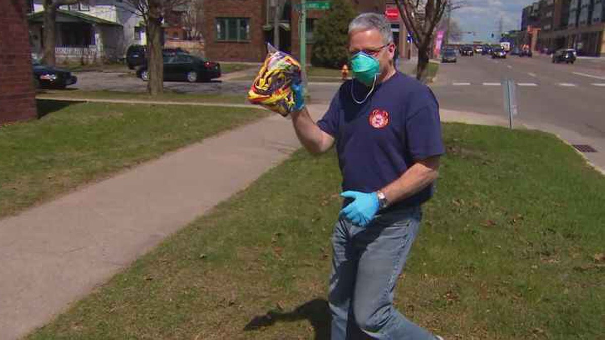 Thousands of homemade masks were dropped off at fire stations across Minnesota on Saturday as part of a statewide drive to help battle coronavirus.