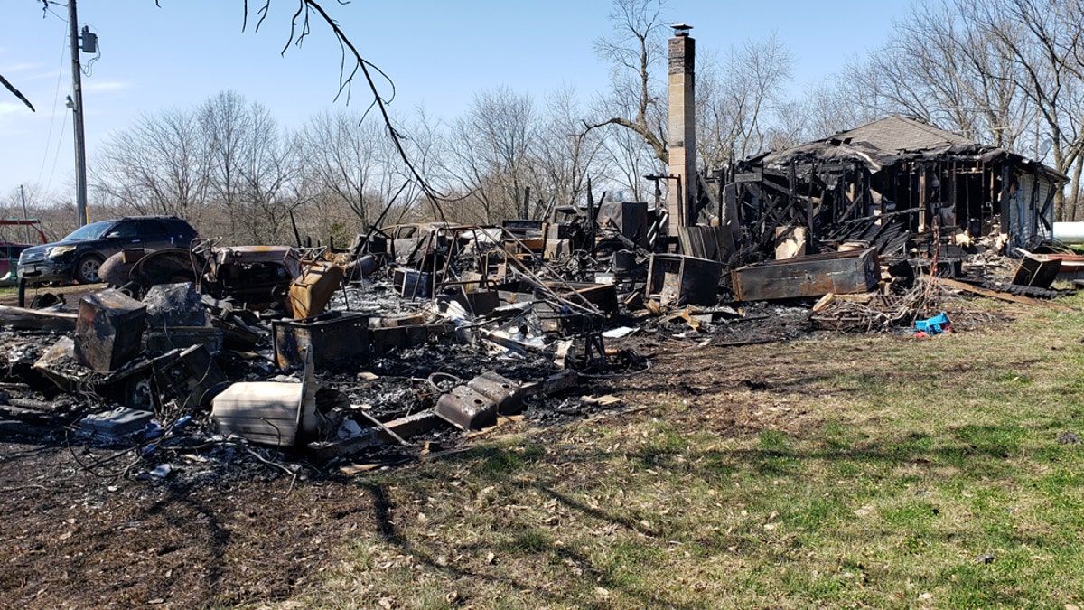 The Villegas family's home in Odessa, MO burned down Sunday. The community rallied together to help them in a big way.