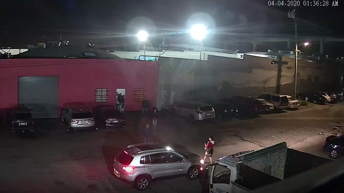 Surveillance footage released by the City Attorney of San Francisco showed nightclub patrons filing in and out of the building. (City Attorney of San Francisco)