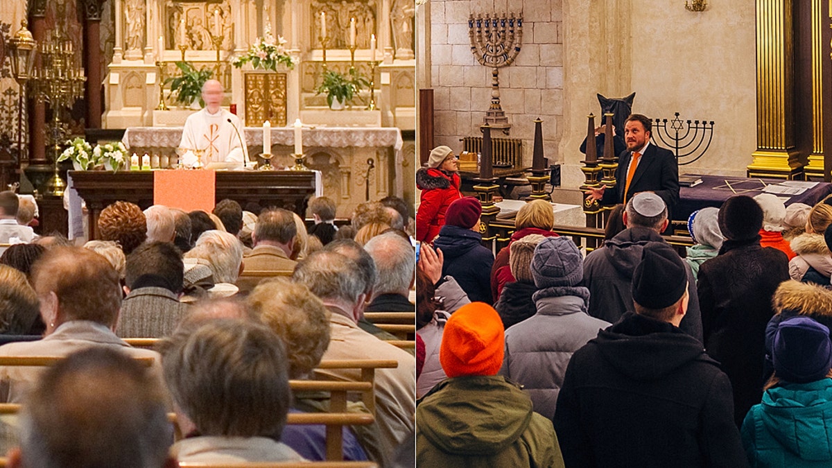 A lot of priests and rabbis will not be speaking to packed congregations this year during Holy Week and Passover due to the coronavirus pandemic.