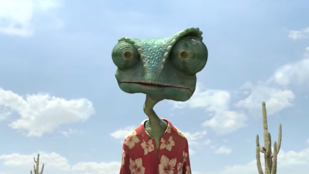 Johnny Depp voices the character of Rango.