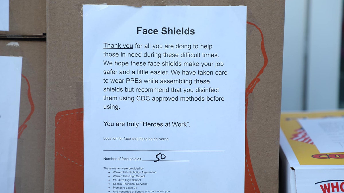 In a 48-hour period alone, approximately 20 families hand-assembled 15,000 face shields.