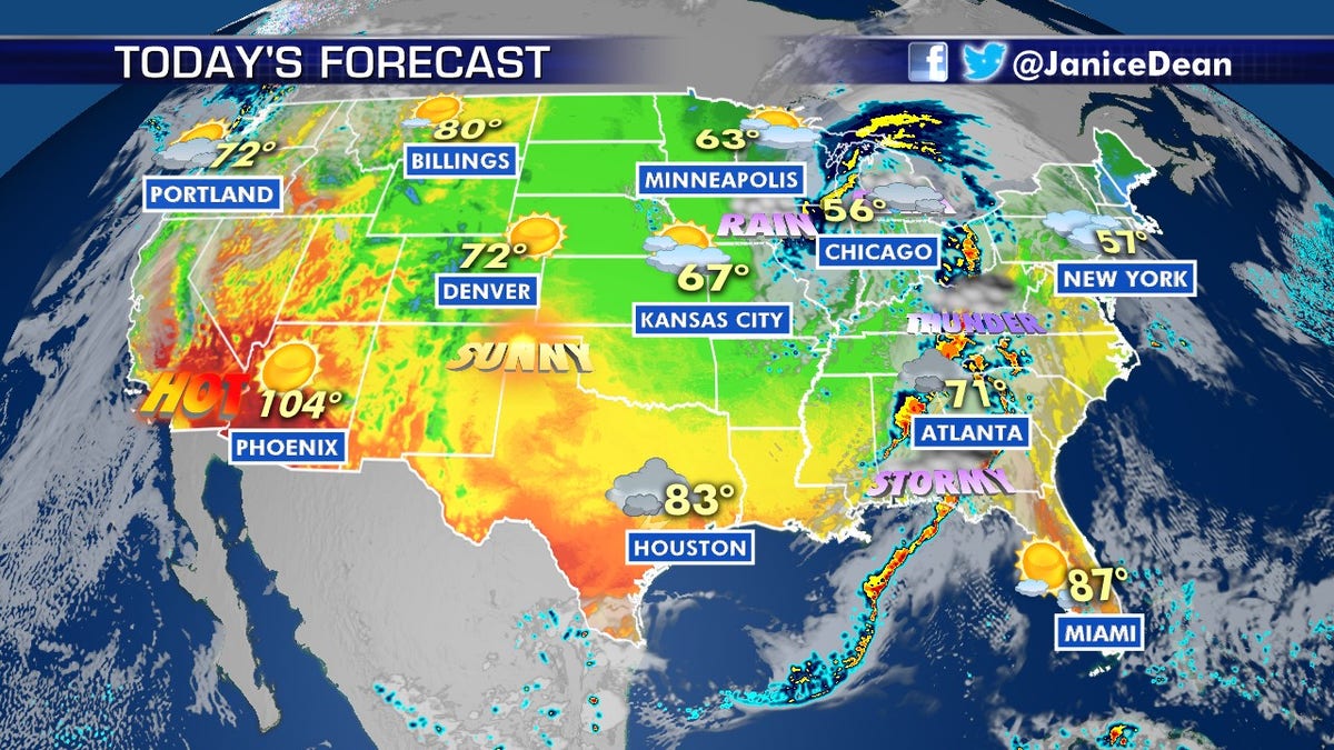The threat for severe weather is forecast to continue across the Southeast on Wednesday.