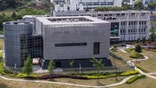 TOPSHOT - An aerial view shows the P4 laboratory at the Wuhan Institute of Virology in Wuhan in China's central Hubei province on April 17, 2020. - The P4 epidemiological laboratory was built in co-operation with French bio-industrial firm Institut Merieux and the Chinese Academy of Sciences. The facility is among a handful of labs around the world cleared to handle Class 4 pathogens (P4) - dangerous viruses that pose a high risk of person-to-person transmission. (Photo by Hector RETAMAL / AFP) (Photo by HECTOR RETAMAL/AFP via Getty Images)