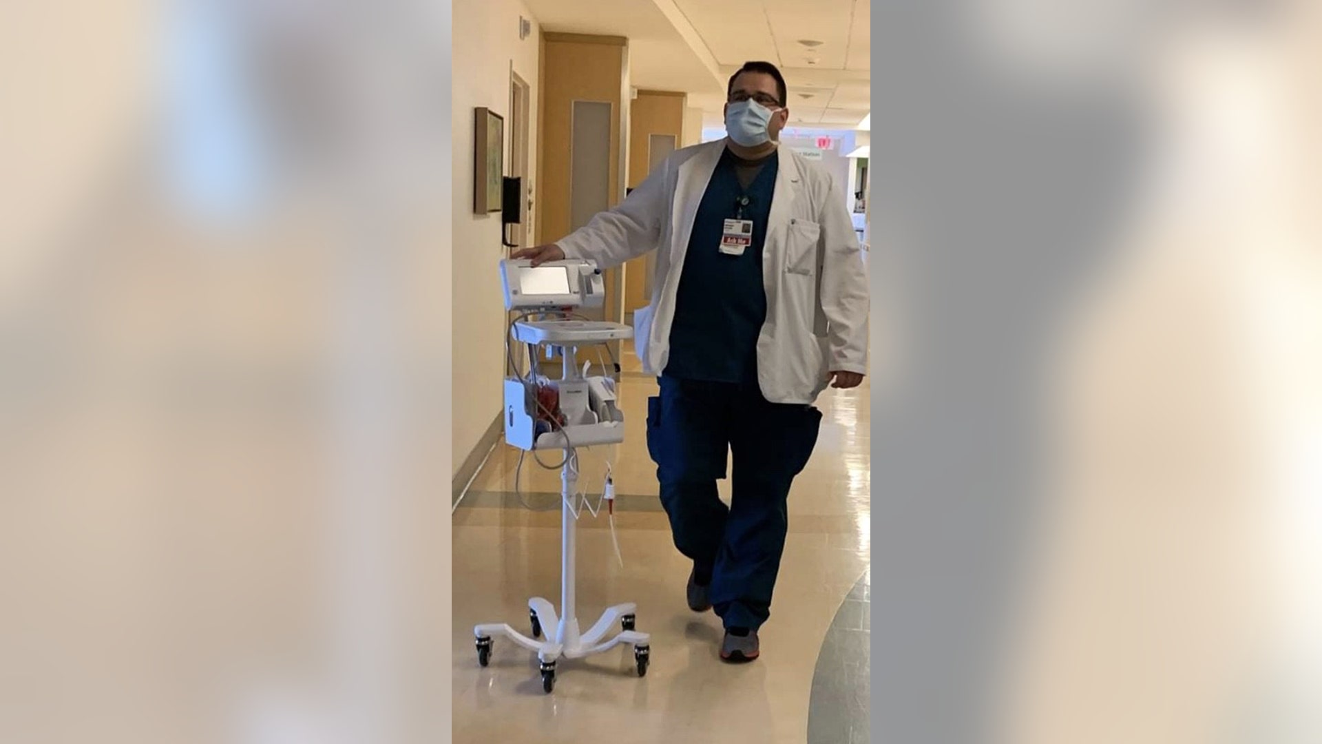 So proud of my nephew Anthony Fattori who works in Occupational Therapy at Penn Medicine /Princeton Health in Plainfield, NJ His facility is in an area of NJ with need for "All hands on deck" to help care for Covid 19 patients at the facility . Instead of Occupational Therapy , he is now a hospital aid, vital sign taker, passing out dinner trays, whatever needs to be done to care for patients . We are so proud he is able to help these patients in need and continue to pray for him, his patients, as well as the safety of his wife and daughter who he comes home to every night. Annemarie Kershaw/Cape May, NJ.