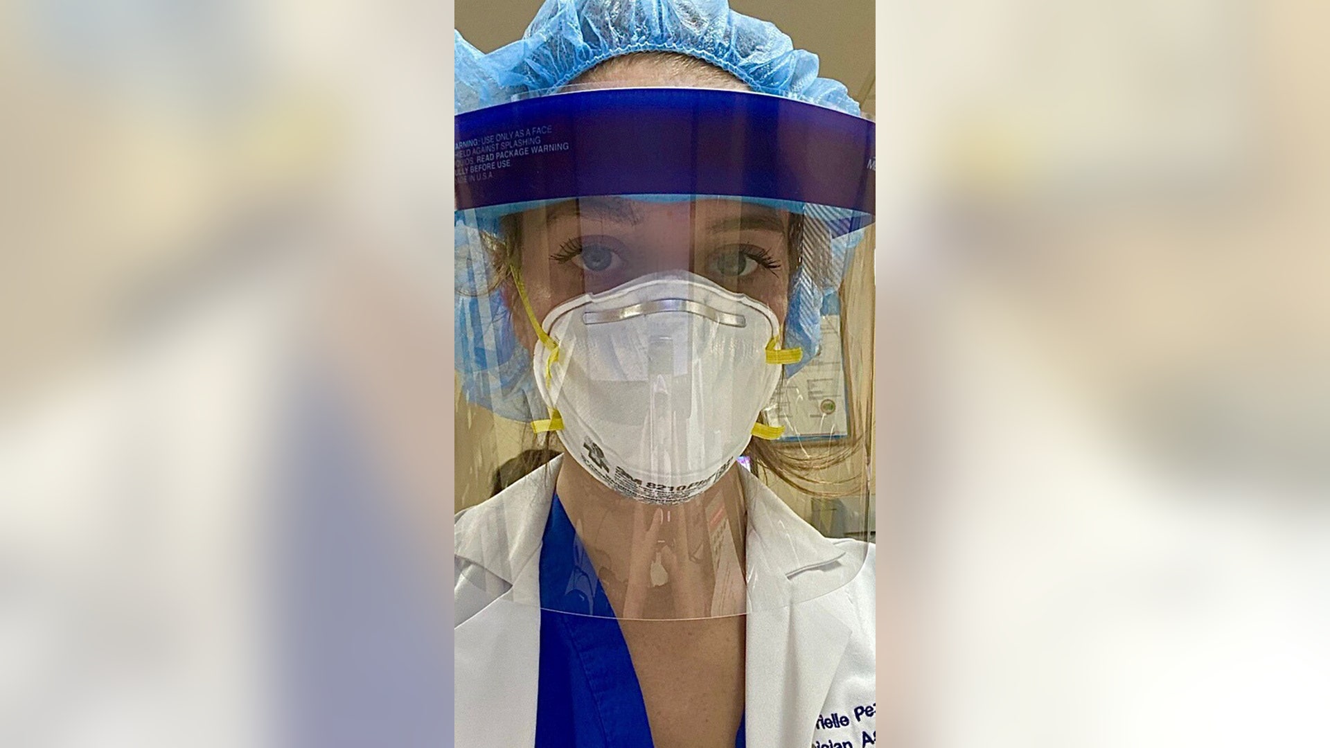 True #healthcarehero. My daughter Gabrielle Pezzulo, physician assistant, Montefiore Hospital, Bronx. Gabrielle and her colleagues selflessly give of themselves every day to save patients and destroy this virus.