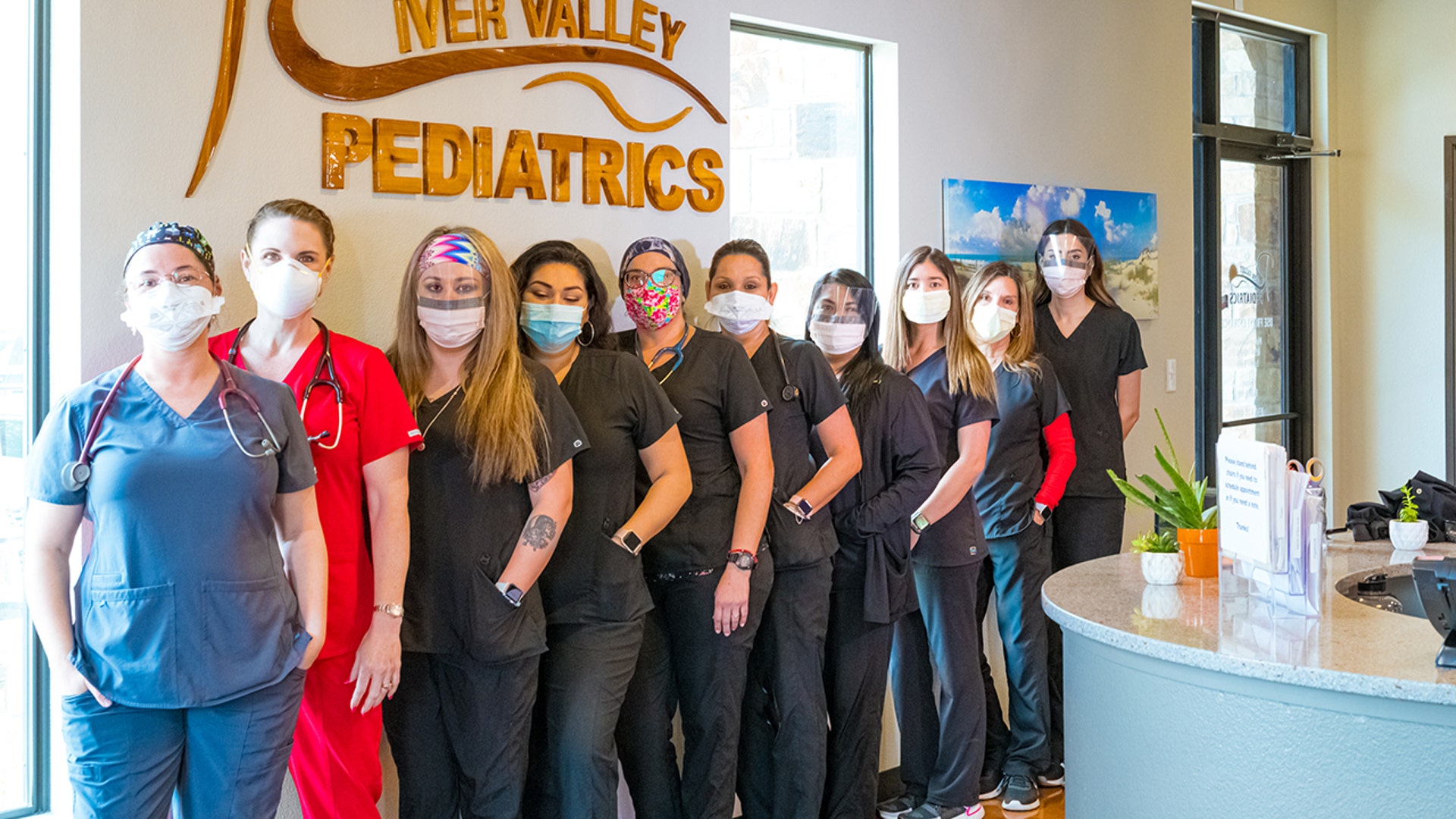 Michael Carreon and Dr. Ivonne Sahagun Carreon who has the only pediatric practice that helps out the local community by accepting medicare. Dr. Carrreon and her staff have been working tirelessly to provide treatment through telemedicine and in office visits in the town of New Braunfels which is located between San Antonio and Austin Texas.