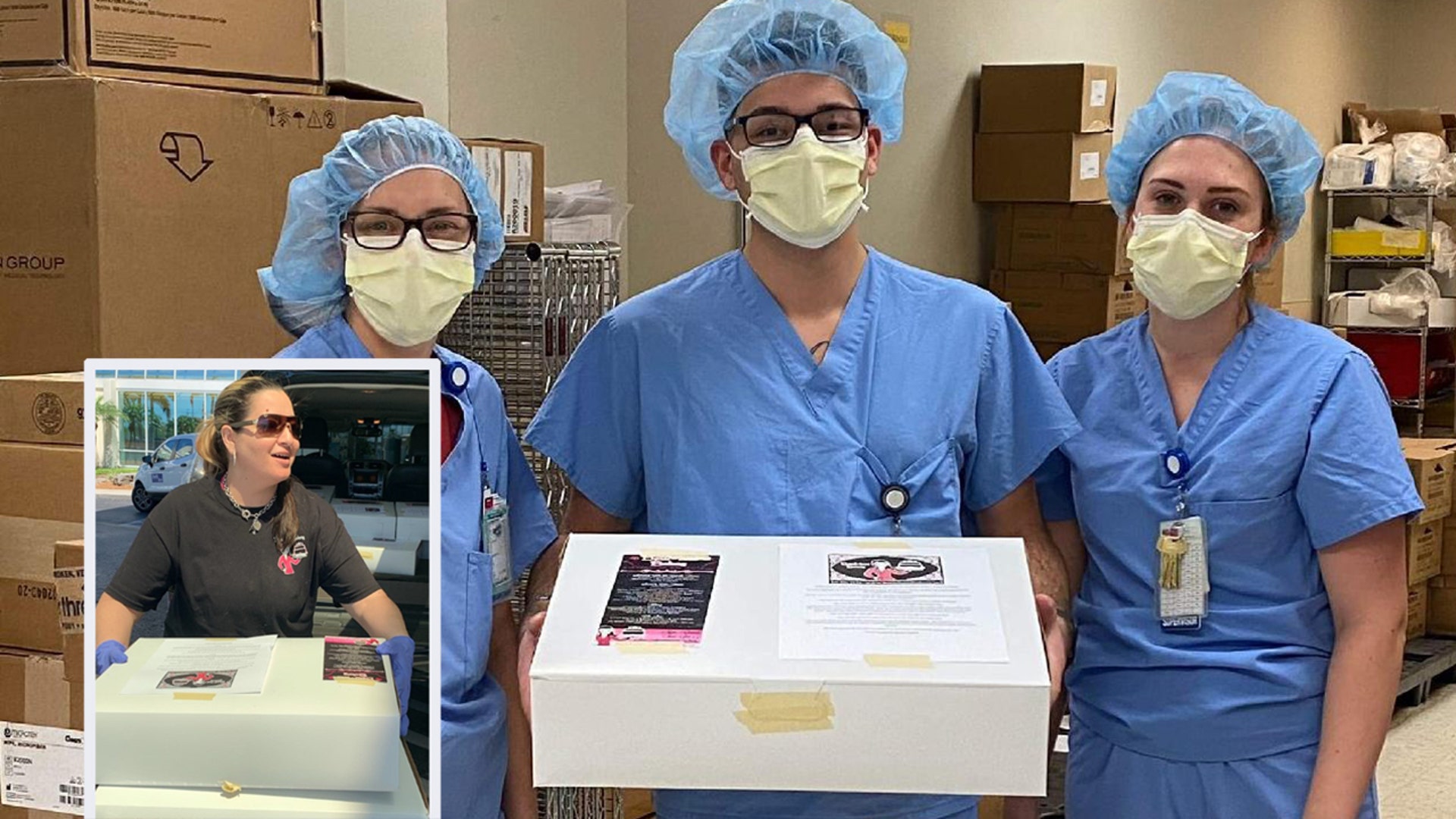 My wife has a heart of gold , we are just trying to hang in there and she puts the front line heros , Andrea delivered desserts to 2 local hospitals this week, and has 3 more scheduled for the next week. Cape Canaveral Hospital, thank you to Dr Dance and her amazing team Rockledge Hospital She is the hero in my eyes Thanks Stephen Bayne