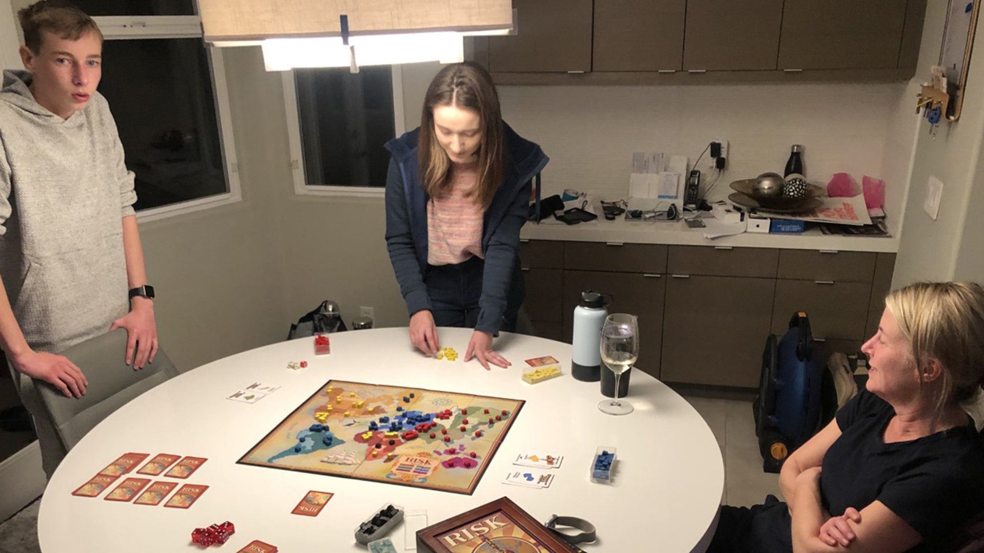 With my daughter home from UCLA, son home from High Tech High school, my wife and I get to enjoy family time we never had before as the kids are forced to stay home, so we introduced them to board games,