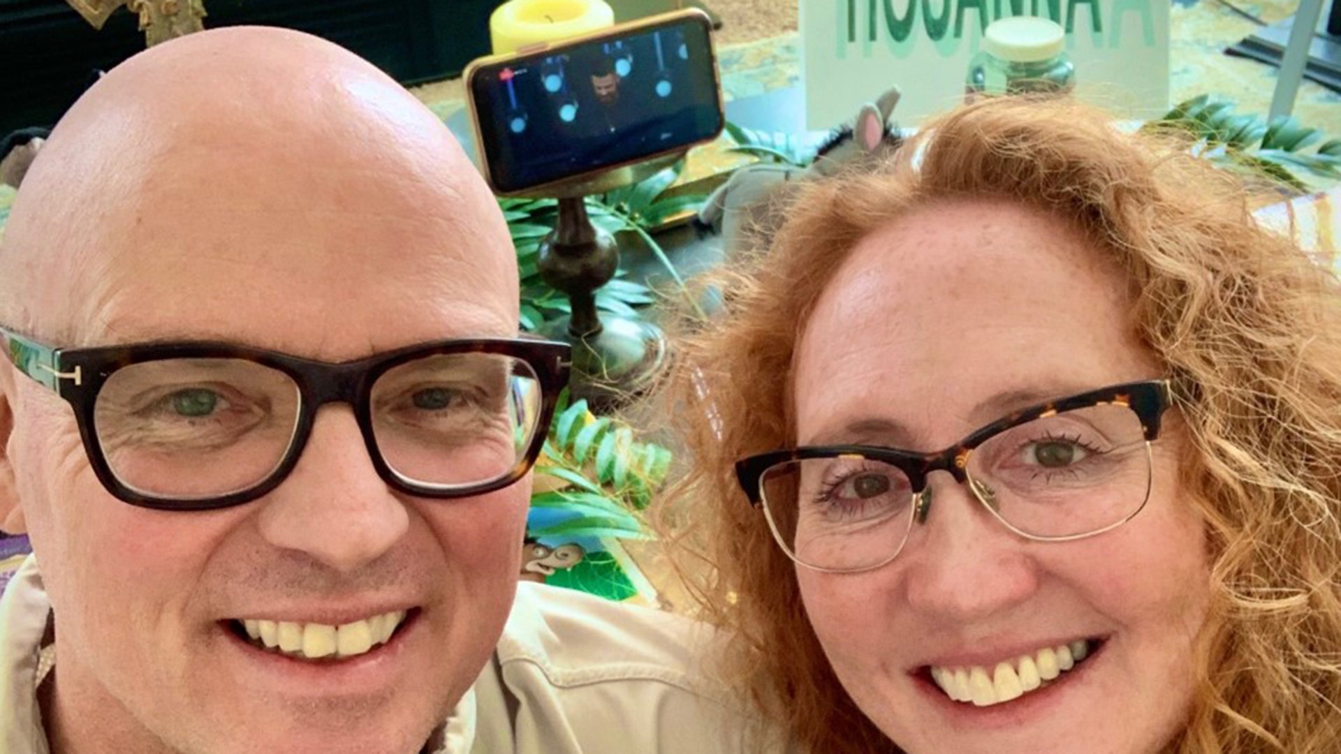 My wife, Deborah, and I (Glenn Rutland) attend e-church together (broadcast into our Family Room). In this way, we support our congregation as Easter approaches and encourage others to have faith when there is so much reason to be afraid and doubt.