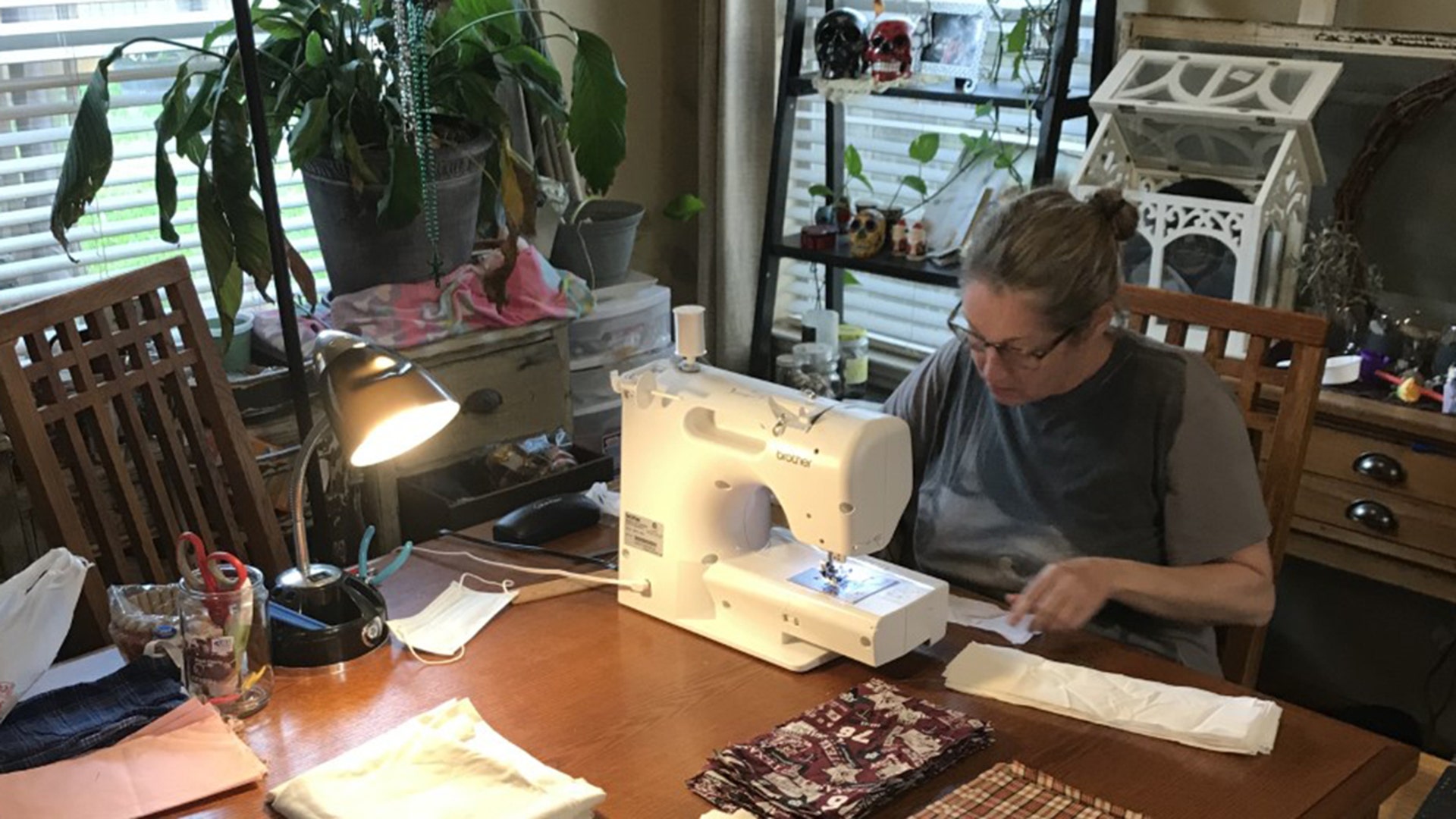 My wife Tanya has Lupus, so she is at higher risk, she really wanted to help others during the crisis and she wasn’t sure what to do until she heard that the local Joann’s was giving out free kits for making masks. We bought a sewing machine and after a few trial and error masks, she got the hang of it and she’s now producing masks and giving them to those in need. This week, she has donated masks to family, friends, local medical offices, and some first responders. In return, we’ve received fabric, thread, fresh eggs and of course lots of heartfelt appreciation. I’m pretty proud of her and thankful to be sharing this story with you. Best Regards, John Boike