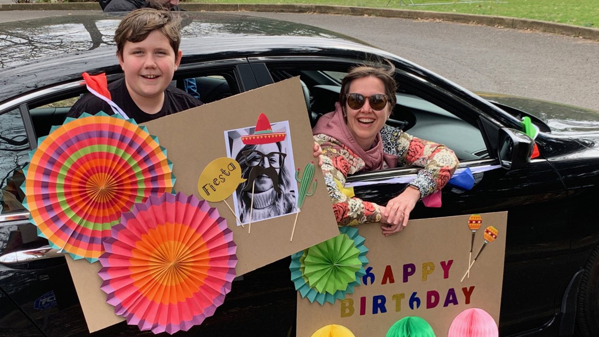 Hope the pictures tell it all, friends and their kids surprised me today with a heart warming 50th Birthday Surprise Parade!!!! Blessings are still among us. ❤️ Stay well