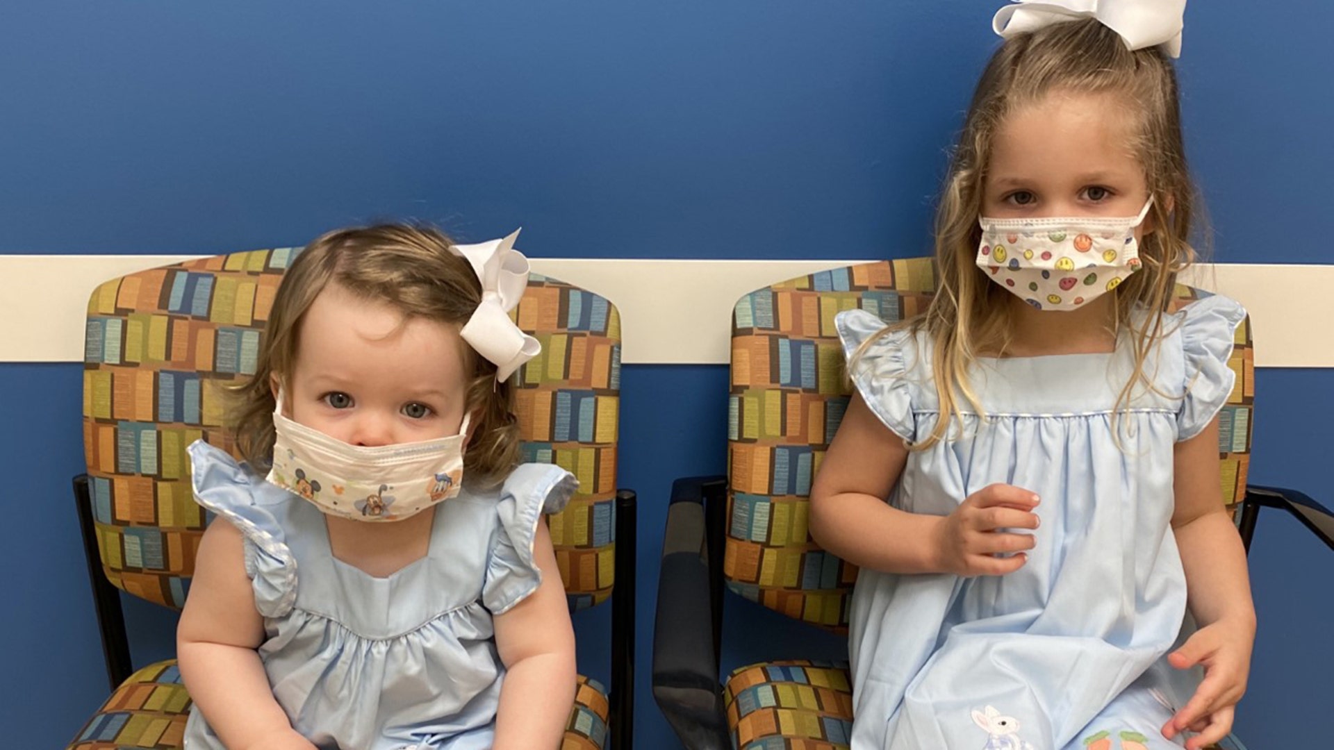 Our granddaughters in Spartanburg, SC doing their part to control the virus!❤️