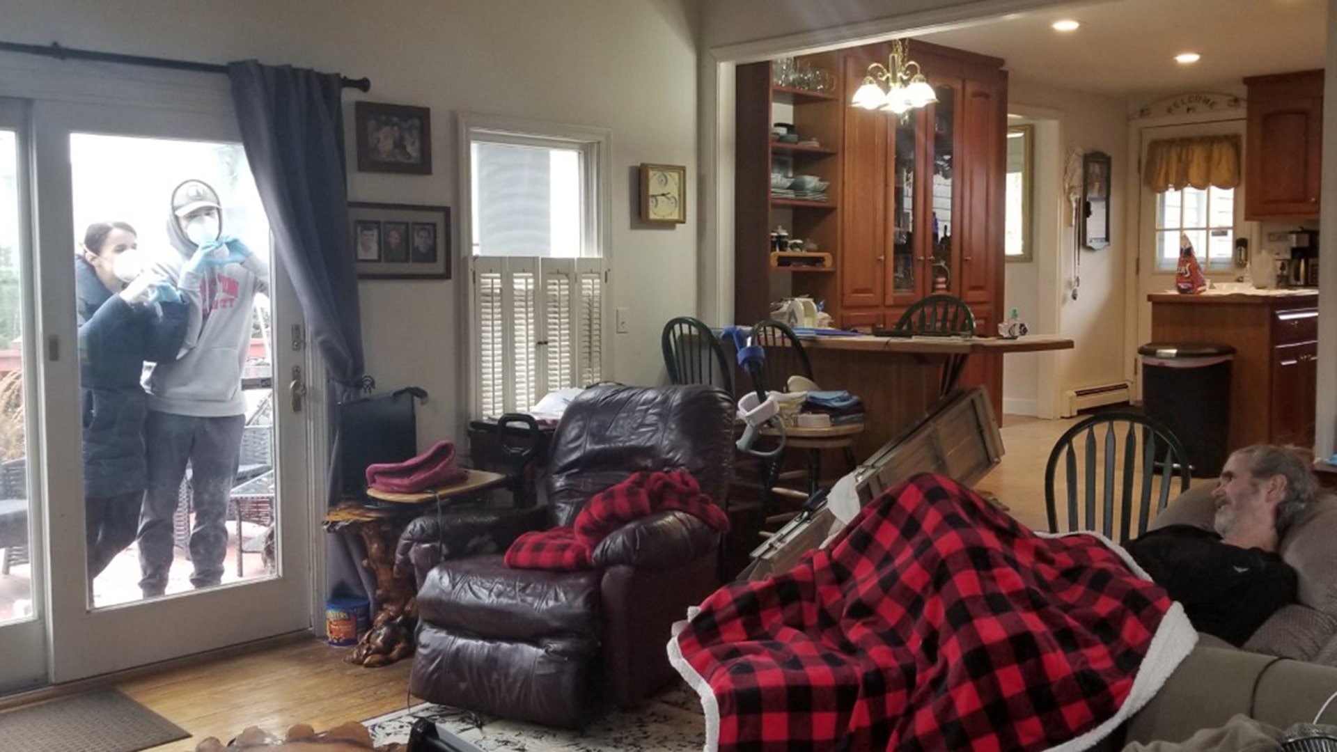 Scott Beels, aka Bumper Morgan, radio personality/sweeper voice for over 40 years (WBLS, Y107 Nashville) was diagnosed with Bulbar onset ALS in July 2019. By November his voice was completely silenced by this terminal disease without a cure. We have been self-isolating since the beginning of March 2020. Friends and family have been leaving supplies at our front door to keep us from getting coronavirus. Over the weekend, our kids came to deliver tissues and food. They could only visit their father, with potentially only months to live, through the sliding doors. Picture attached. Scott's time is limited and we will eventualy have to decide if we can keep him safe enough to spend quality time together. ALS is not taking a break. His disease is progressing. We are fortunate to be close to Massachusetts General Hospital and the Healey Center for ALS where the 3 year phase 3 clinical trial for NurOwn is almost complete. Scott got the last spot at MGH in the 200 person nationwide 1:1 trial. It's his only hope, and a 50/50 (placebo/drug) hope at that. Unfortunately, due to the coronavirus, the trial is in jeopardy. Scott received the first of three stem cell injections February 20th after 6 months of lead-in preparation. Now, his second injection scheduled for April 15th (when Boston is supposed to peak) and even the final on June 10th will most likely be cancelled. We fear the trial will be prematurely concluded and he will not receive the additional injections. Resulting in him dying before Nurown gets approved by the antiquated FDA approval process and then covered by insurance companies. He doesn't have time. This story needs to be told. We hope President Trump hears our personal story and, just like he advocated for treatments for the coronavirus, issues an executive order for Nurown or urges the FDA to approve it now, so my husband, and other people with ALS that are dying too, can receive this promising drug before it is too late. Because of the shutdown