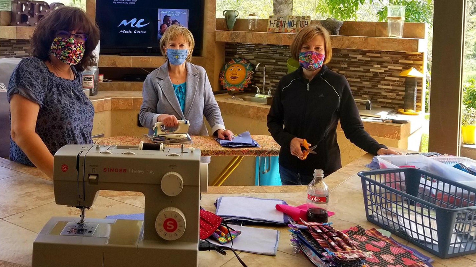 Hi, Thanks for the opportunity to provide a big thanks and shout out to Debbie &amp; the ladies from the Navy Marine Relief Society for making masks for our Neighbors, Friends, Family &amp; Members of our military. Debbie has made over 200 masks and the "orders" keep on coming in. Her fellow volunteers, from the Navy Marine Relief Society, have provided, helping hands and hard to get materials to include matting &amp; elastic so the assembly line can continue. The kids in our neighborhood love to wear their masks and even our adult "never maskers" are lining up for their masks now. Her efforts have also raised over $300 for the Navy Marine Relief Society at Camp Pendleton. Respectfully submitted. Rob Sheehan