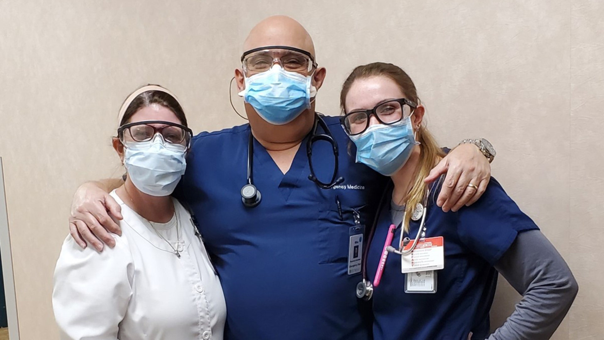 This is a picture of myself Mike Mathieson, my wife Linda and daughter melissa Wallace. I am a physician assistant and they are nurses at noyes hospital in dansville ny. We are working with night shift together.