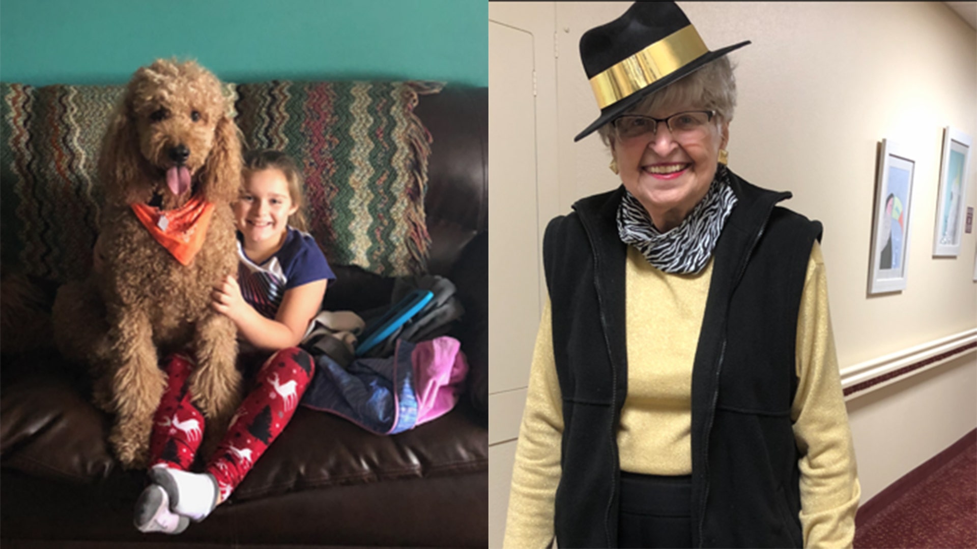 Hi I work at a Senior Retirement Community who is currently in lock down. To boost spirits for these seniors and to help out of school students I arranged one of my favorite older people and one of my favorite younger people to be Pen Pals. These are pictures of my Grand Niece Gracie Dawn, age 7, and Bea Hull, age 93. They age going to be good friends and will have something fun to look forward to in the mail. When this is all over they are going to have lunch together and probably much more. I encourage others to do the same. Thank you, Mary Odom Vancouver, Wa