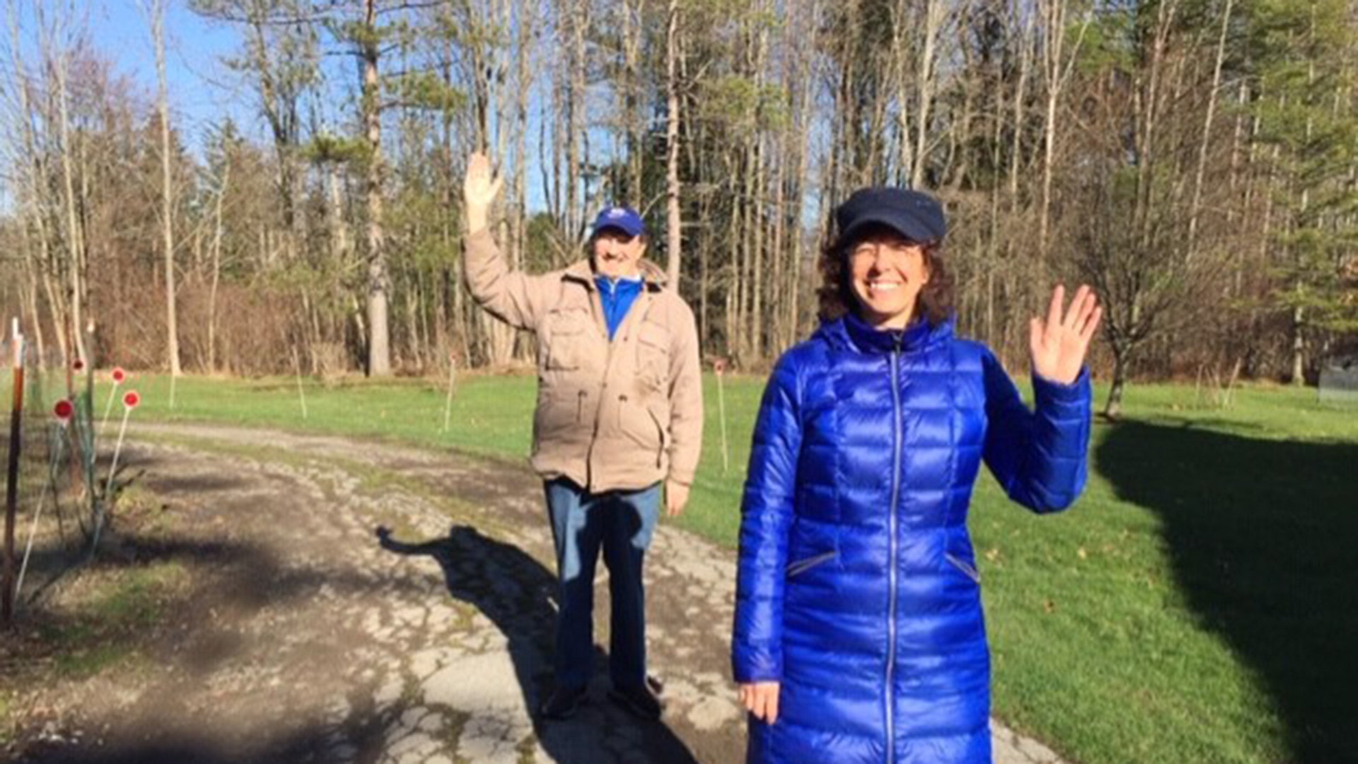 Social distancing-demonstrated in this picture of Father &amp; Daughter! I am a cardiac Nurse Practitioner and have not been able to see them until 4/1/2020 I brought food and updates! I was able to get my Father to walk with me outside for 30 minutes and this quickened my mother to go back to her stair climbing! Later, we all sat outside to talk and reminisce! I’ll be back for another outdoor visit on Easter Sunday! We are American 🇺🇸 Strong! Jennifer Hewson, ANP-BC, CHFN