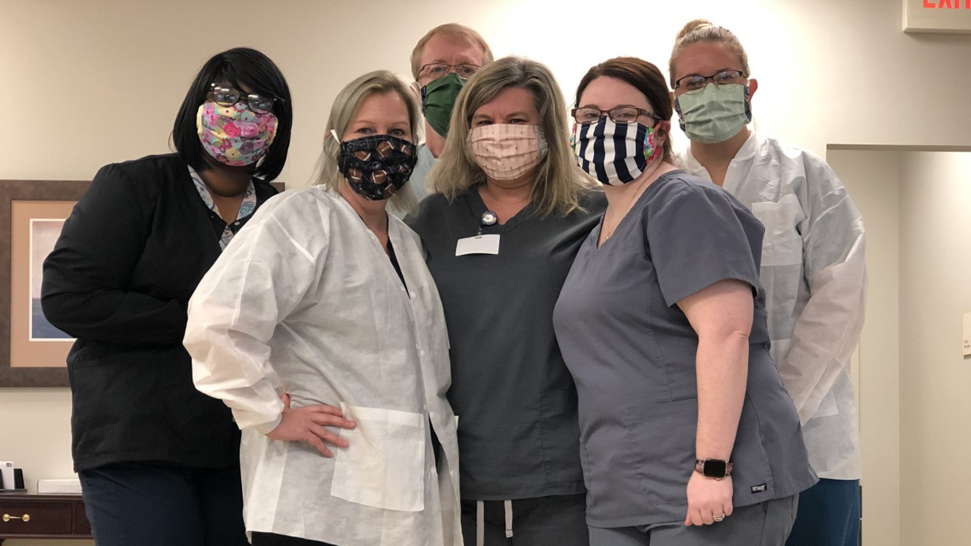 Hey Fox News, This is our clinic staff working everyday at Merit Health - Reservior Clinic in Jackson Mississippi. Great group of people, helping everyone stay healthy during this trying time. (Robin, Darleen, Brittany, Katie, Sarah and Greg.