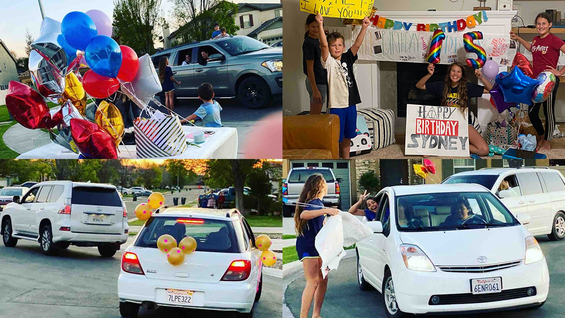 Our social daughter, Sydney, celebrated her 15th Bday yesterday and obviously we couldn’t host a bday part or grant her one bday request - to go to Universal Studios. But what did her friends do? They surprised her with a Birthday, drive-by celebration parade! They met down the street at 7pm and many decorated their cars or made banners and had balloons hanging out their windows. They slowly paraded up and down the street and the celebratory cheers and car horns brought the neighbors out as well. Two neighbors stopped by today and said they were so moved (even to tears) over the way her friends showed their love from a distance. Sydney was surprised and overwhelmed with joy. We handed out cupcakes to the cars and they all leaned out of their windows to loudly sing Happy Birthday which was followed by a grand finale of cheering and honking! It was an unforgettable evening for our precious girl! Purposefully spreading #covidkindness, Charity Brock (661) 364-5587 Bakersfield, CA