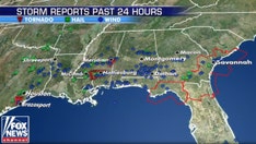 Severe storms leave deadly mark on South as tornadoes reported, thousands without power