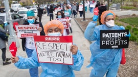 German, French healthcare workers bare all to protest PPE shortages