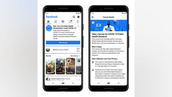Facebook is building a coronavirus 'heat map,' asking users about their symptoms